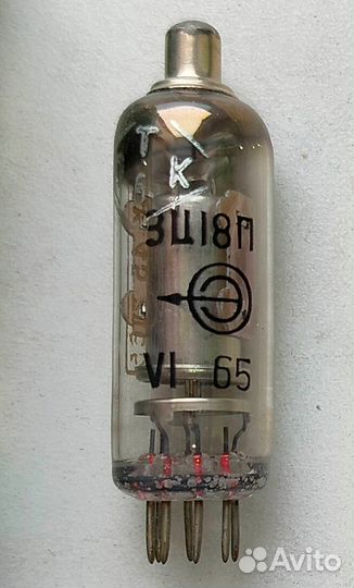 Радио лампа высоковольтный кенотрон 3ц 18п