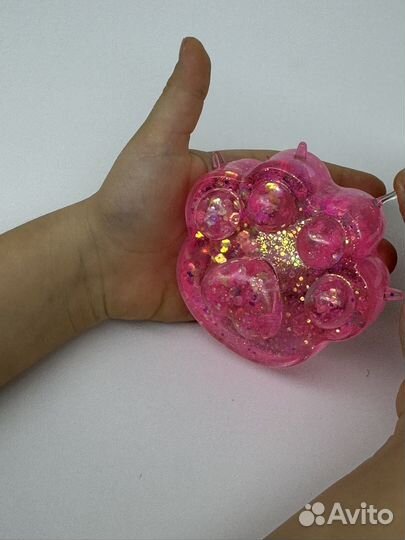 Антистресс гелевый лапка