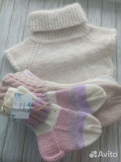 Носки вязаные детские