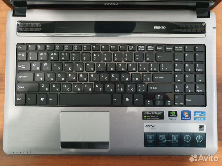 Ноутбук msi cx 640