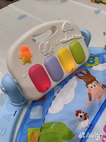 Развивающий коврик+музыкальный мобиль