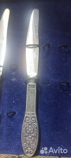 Набор столовых приборов серебрение СССР