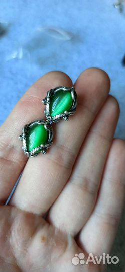 Серьги винтажные