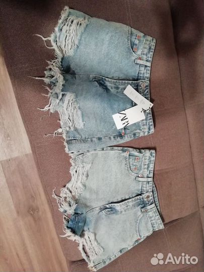 Джинсовые шорты zara