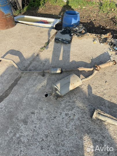 Глушитель выхлопная система kia rio 1 универсал