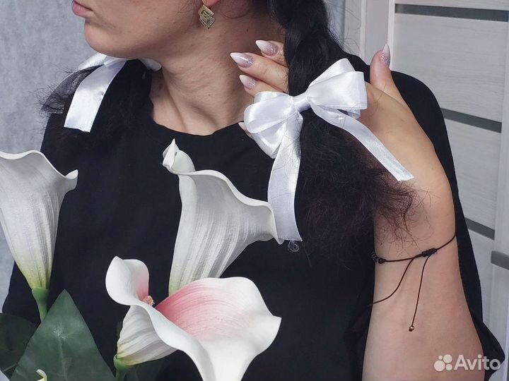 Бантики для волос на резинке