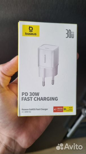 Зарядное устройство Baseus 30W GAN