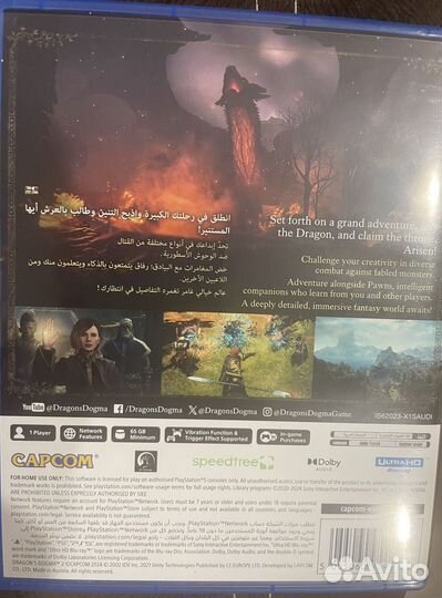 Игра Dragons Dogma 2 на Ps5 диск