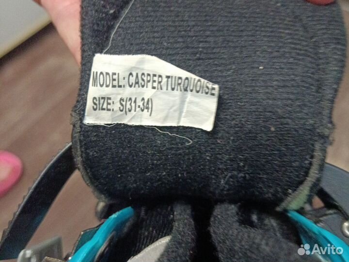 Ролики детские раздвижные мало бу размер 31-34