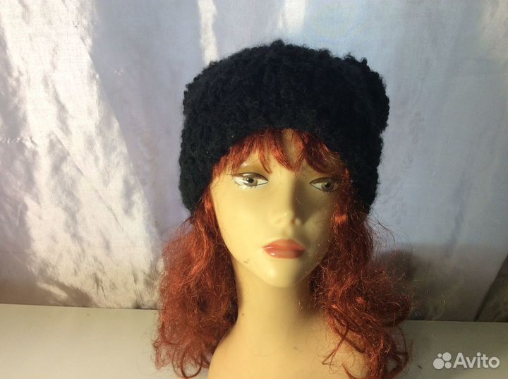 Авторская вязаная киса на осень, р 55-57, арт 252