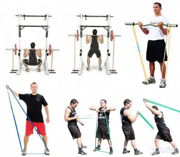 Эспандер-жгут трубчатый средний, цв: красный