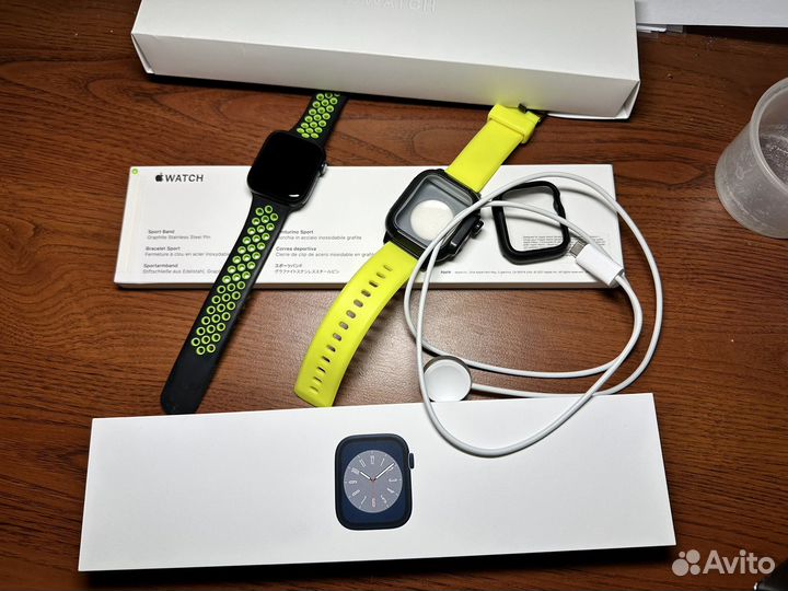 Apple watch series 8 45mm 100%акб