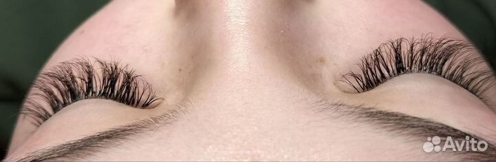 Наращивание ресниц на дому виз