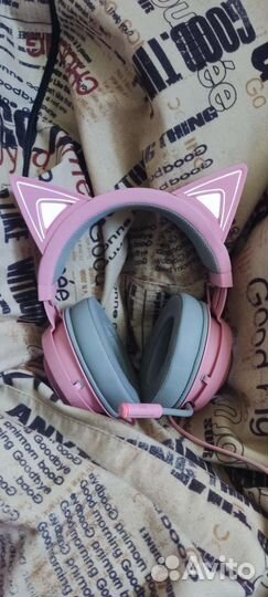Игровые наушники razer kraken kitty edition