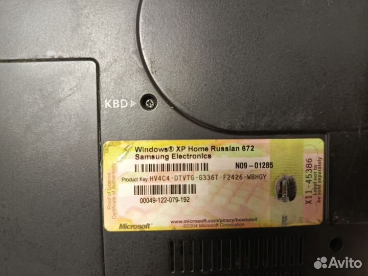 Ноутбук на запчасти Samsung np x-11