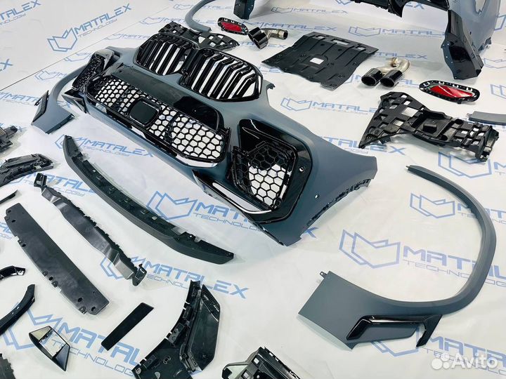 Обвес X6 G06 в стиле X6M F96 дорестайлинг