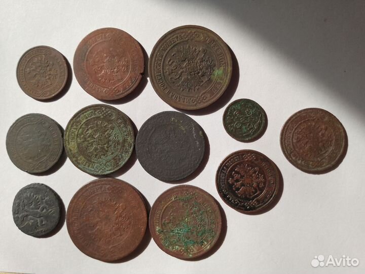 Медные монеты царской России