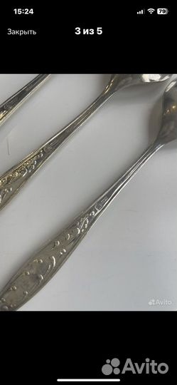 Ложки чайные и ножи винтаж СССР