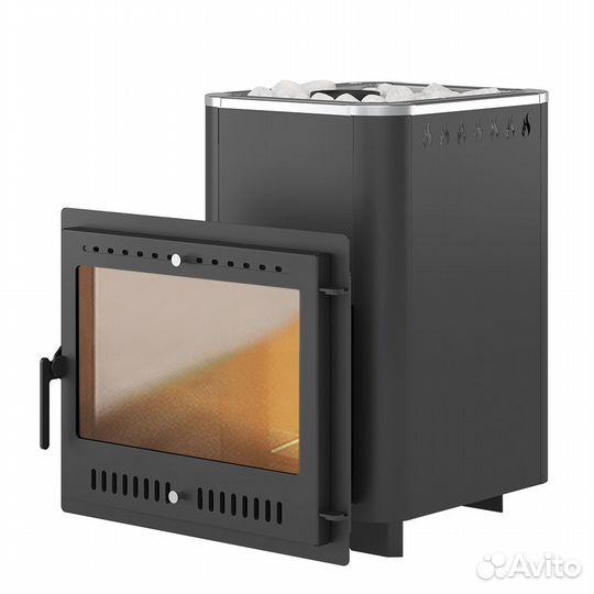 Печь Для Бани везувий Русичъ Антрацит 22 Панорама
