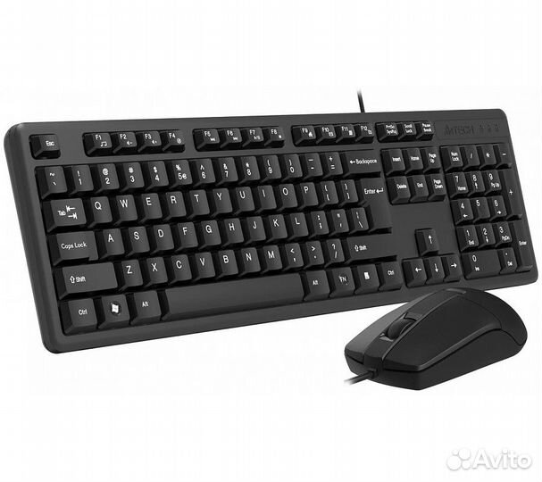 Клавиатура + мышь A4Tech KK-3330S, черный