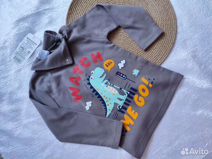 Пакет новой одежды для мальчика 86