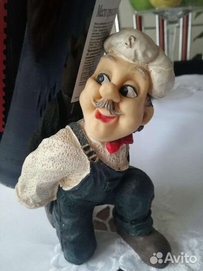 Подставка для винных бутылок Повар, интерьерная