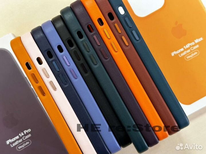 Чехол leather case iPhone 14 pro/ 14 pro max