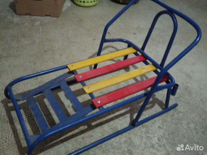 Детские зимние санки