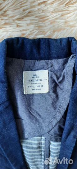 Пиджак и рубашка, для мальчика на 98