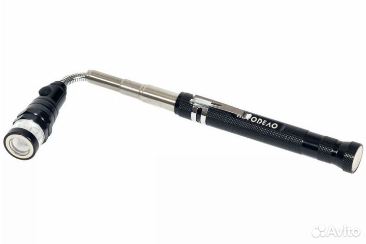 Захват магнитный телескопический с фонариком