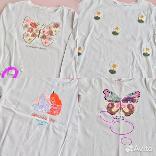 Футболки H&M Zara