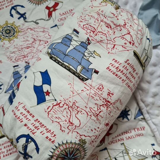 Конверт-одеяло с бантом + подушки в подарок