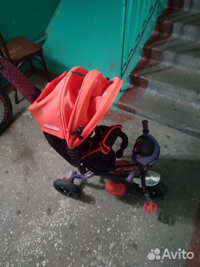 Детский трехколесный велосипед бу