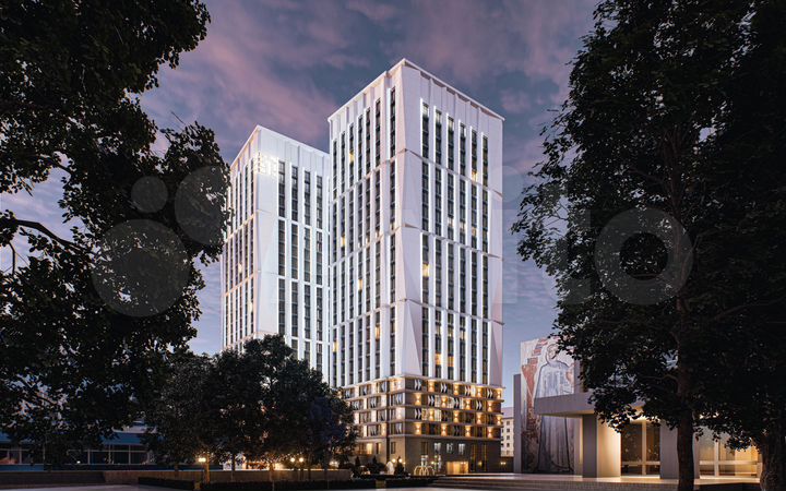 3-к. квартира, 49,4 м², 13/25 эт.