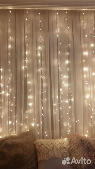 Гирлянда штора 3х3