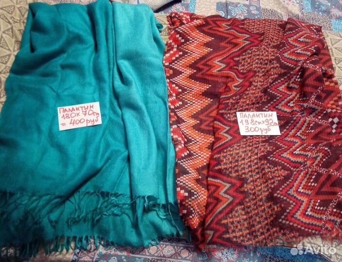 Платки, палантины, шарфики летние