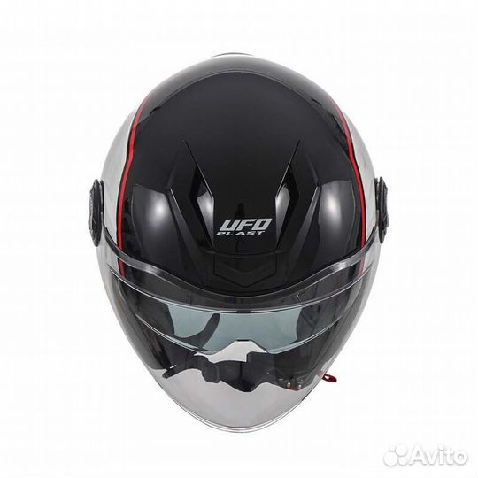 UFO Urban Spirit open face helmet Черно-белый