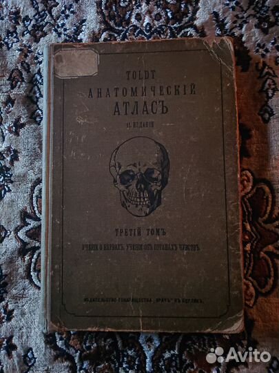 Карл Тольд Анатомический атлас третий том