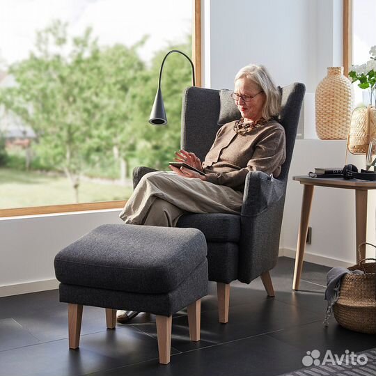 Новый табурет для ног Омтэнксам IKEA