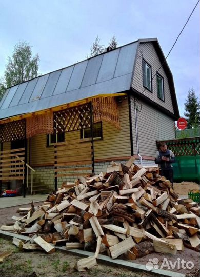 Дрова качественные от 1 куба любых пород древесины