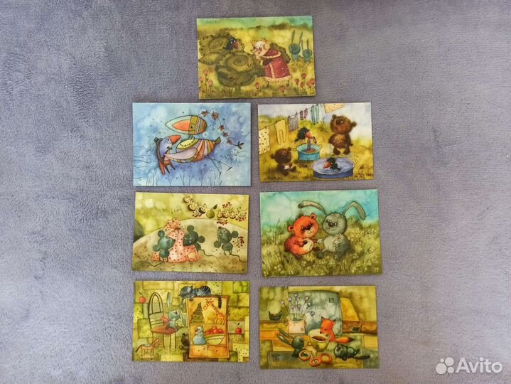 Открытки с рисунками Виктории Кирдий