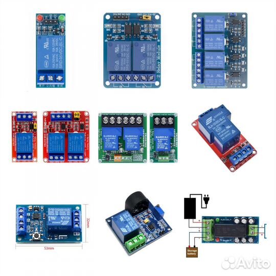 Релейный модуль Управ.Кнопкой Перегрузки Аварийный