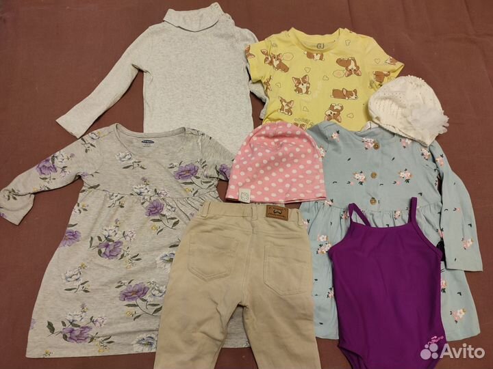 Вещи пакетом на девочку 92
