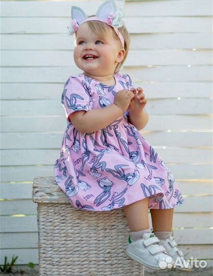 Платье для девочки 80-86 zefirka kids