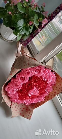 Букет из атласных лент