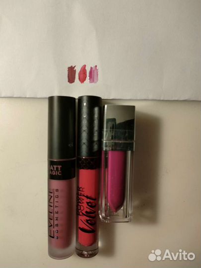 Жидкие губные помады