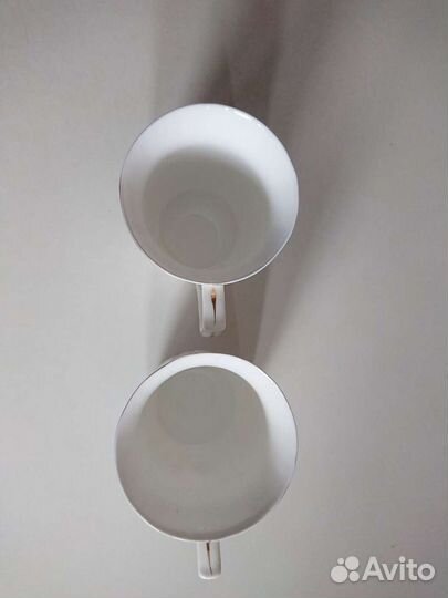 Два бокала костяной фарфор Англия