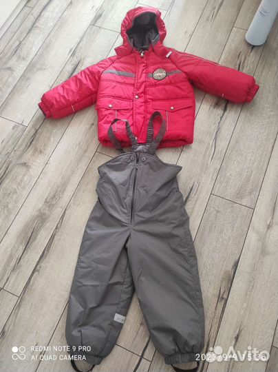 Новый 330г kerry 98+6 зима комбинезон раздельный