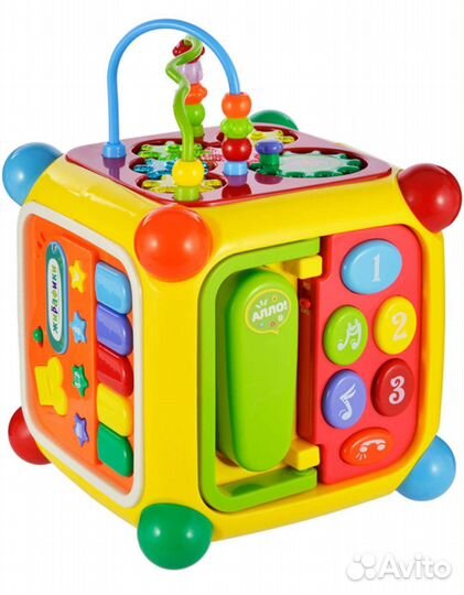 Жирафики Мультикуб с телефоном, сортером и пианино