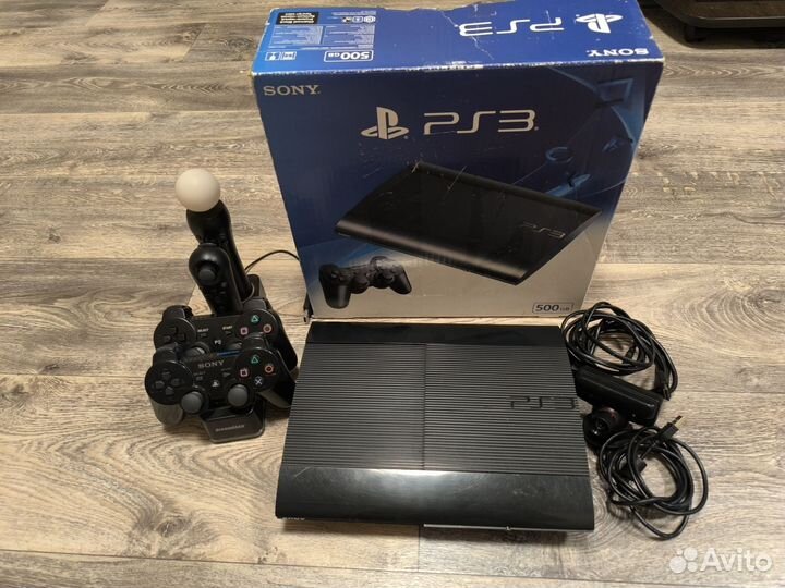 Sony PS3 Super Slim 500gb прошитая